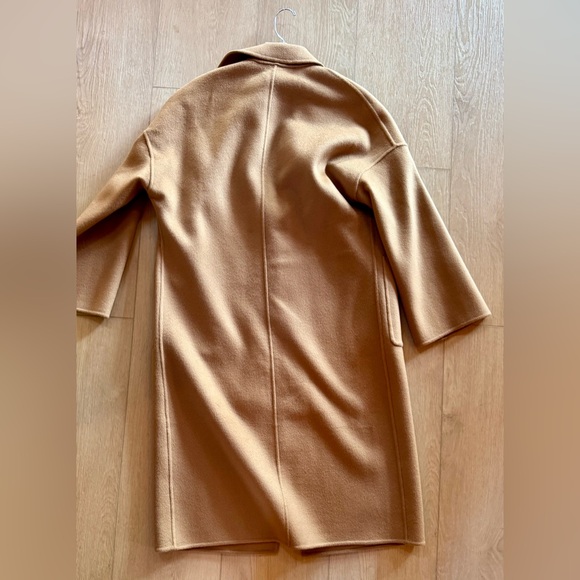 The Curated Women’s Tan Cashmere and Wool Blend Coat - Picture 3 of 9